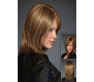 Inspired Brown Shoulder Length Womens Wig