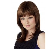 Brown Shoulder Length Ladies Wig