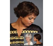 Luxury Short Brown Monofilament Wig