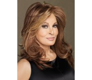 Raquel Welch Long Brown Wavy Wig