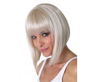 White Bob Wig For Women 
