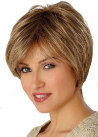 High Quality Short Blonde Ladies Wig