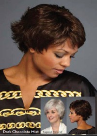 Luxury Short Brown Monofilament Wig
