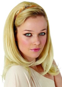 Shoulder Length 3/4 Piece Ladies Wig 