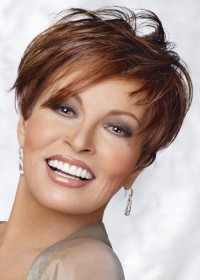 Very Short Brown Raquel Welch Wig