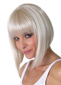 White Bob Wig For Women 